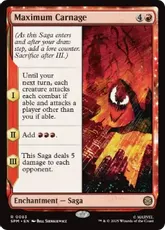 【Foil】(083)■プレリリース■《マキシマム・カーネイジ/Maximum Carnage》[SPM] 赤R