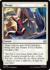 【Foil】(020)《ピシュ！/Thwip!》[SPM] 白C