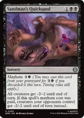 【Foil】(063)《サンドマンの流砂/Sandman's Quicksand》[SPM] 黒U