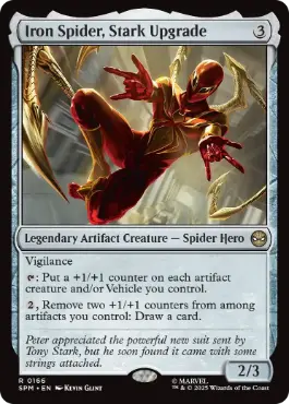 (166)《スタークによる改良、アイアン・スパイダー/Iron Spider, Stark Upgrade》[SPM] 茶R