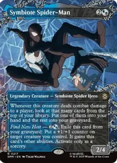【Foil】(217)■ボーダーレス■《シンビオートのスパイダーマン/Symbiote Spider-Man》[SPM-BF] 金R