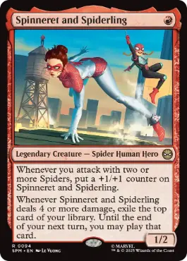 (094)《スピナレットとスパイダリング/Spinneret and Spiderling》[SPM] 赤R