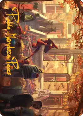 あなたの親愛なる隣人 スパイダーマン 2枚 箔押し仕様 敢闘賞 あなたの