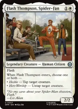(007)《スパイダー・ファン、フラッシュ・トンプソン/Flash Thompson, Spider-Fan》[SPM] 白U