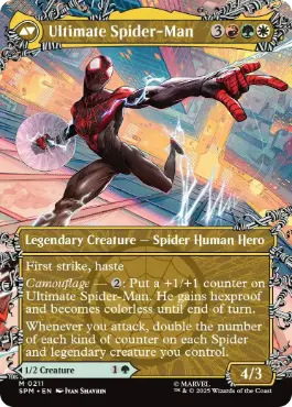 Foil】(211)□Borderless□《Miles Morales》/《Ultimate Spider