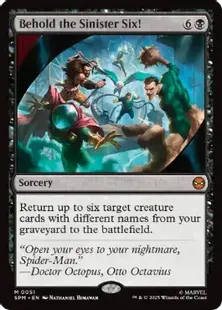 Foil】(051)□Prerelease□《Behold the Sinister Six!》[SPM