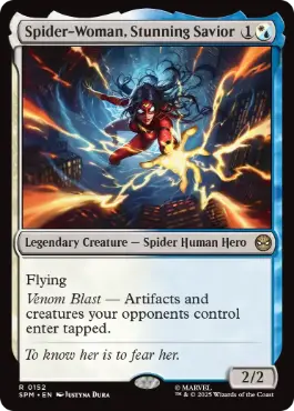 (152)《驚嘆の救い手、スパイダーウーマン/Spider-Woman, Stunning Savior》[SPM] 金R