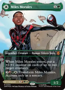 マイルズ モラレス miles morales ボーダーレス foil Foil ボーダーレス マイルズ・モラレス/Miles Morales》 - メルカリ