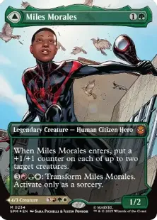 mtg マイルズ・モラレス アルティメット・スパイダーマン 英語　foil mtg マイルズ・モラレス アルティメット・スパイダーマン 英語