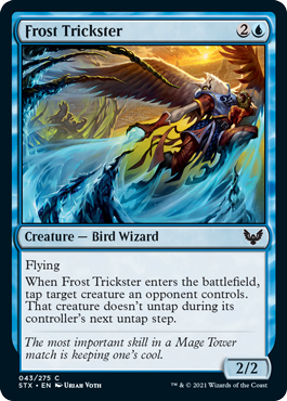 (043)《霜のペテン師/Frost Trickster》[STX] 青C