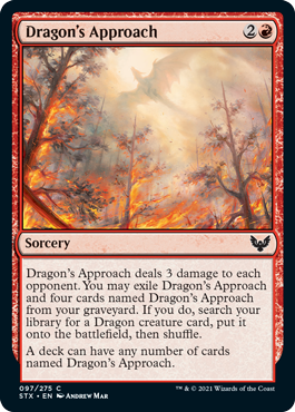 《ドラゴンの接近/Dragon's Approach》[STX] 赤C