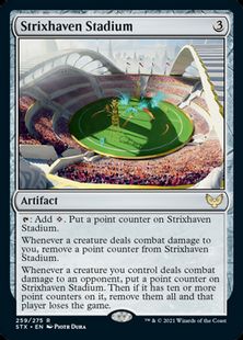 【Foil】■プレリリース■《ストリクスヘイヴンの競技場/Strixhaven Stadium》[STX-PRE] 茶R