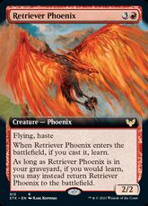 【Foil】(313)■拡張アート■《回収するフェニックス/Retriever Phoenix》[STX-BF] 赤R