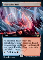 【Foil】(360)■拡張アート■《凍沸の交錯/Frostboil Snarl》[STX-BF] 土地R