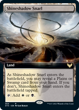 (364)■拡張アート■《光影の交錯/Shineshadow Snarl》[STX-BF] 土地R