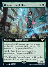 【Foil】(376)《龍護りの精鋭/Dragonsguard Elite》(BOXプロモ)[STX-P] 緑R