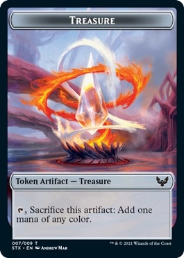 Foil】《宝物 トークン/Treasure Token》[STX] 茶 | 日本最大級 MTG