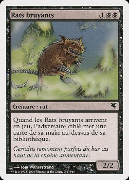Foil】《騒がしいネズミ/Chittering Rats》[DST] 黒C | 日本最大級 MTG
