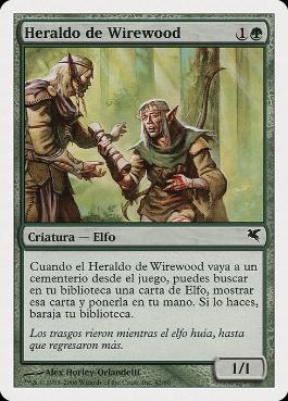 ワイアウッドの伝令/Wirewood Herald》[ONS] 緑C | 日本最大級 MTG通販