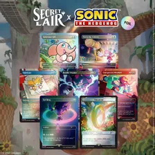 〈未開封〉MTG SecretLair Sonic Foil 英語版3種セット MTG】Secret Lairでソニックとコラボセットが3種類販売！収録