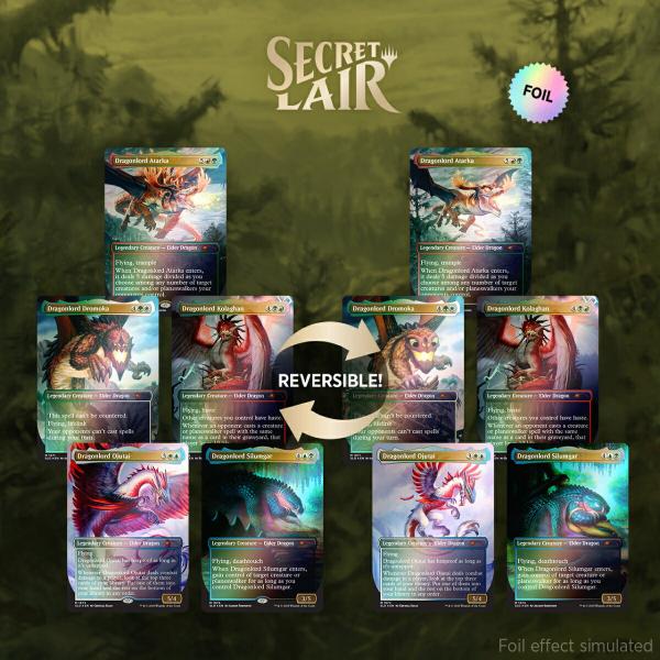 MTG シヴ山のドラゴン　30周年　キャンバスアート　仙田聡　シリアル 団結のドミナリア」マジック30周年記念ボックスプロモ