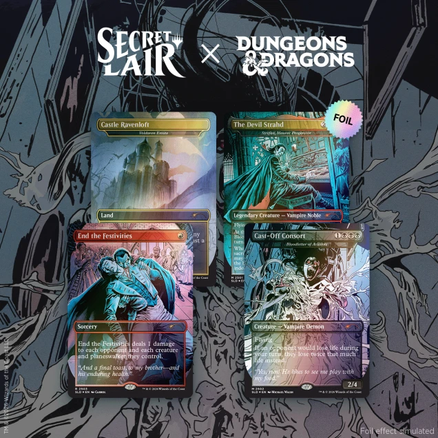 Secret Lair x Dungeons & Dragons®: Strahd's Descent Foil Edition