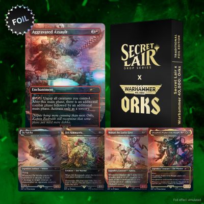 Secret Lair「Secret Lair x Warhammer 40,000: Orks Foil Edition」 [Secret Lair]