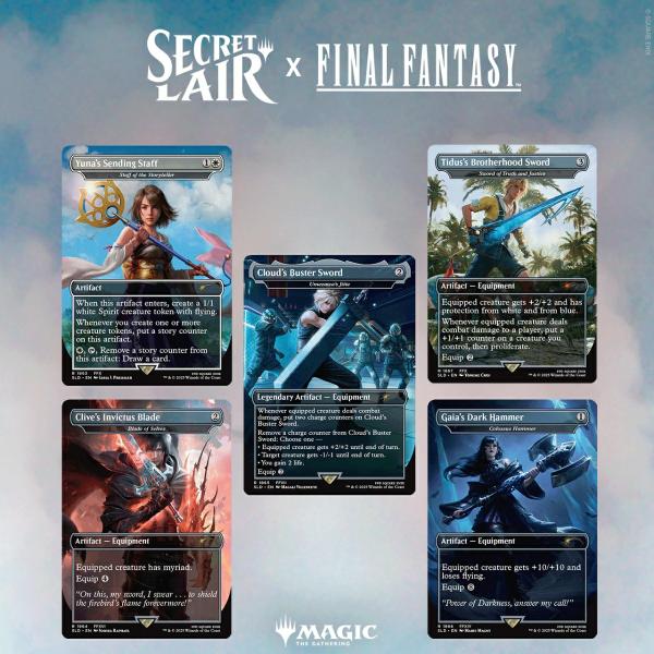 【EN】Secret Lair x FINAL FANTASY: Weapons [Secret Lair]