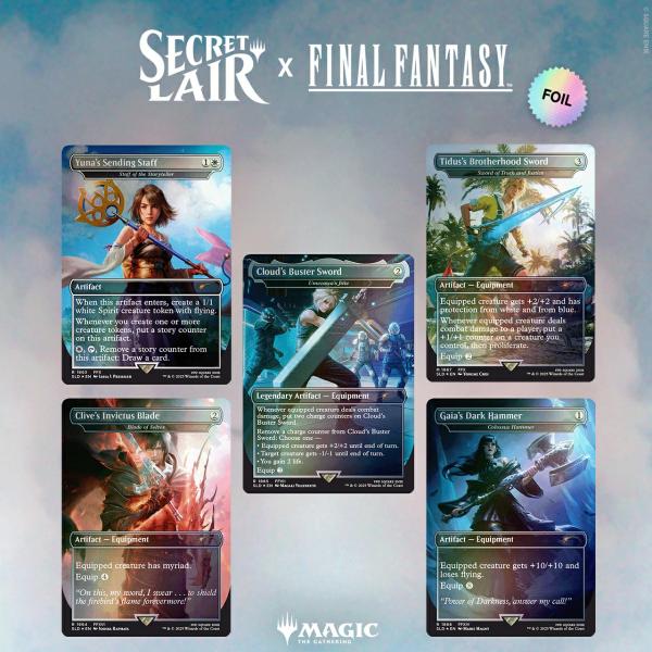 【EN】Secret Lair x FINAL FANTASY: Weapons Foil Edition [Secret Lair]