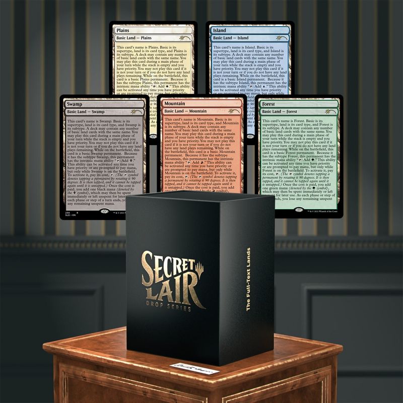 Secret Lair「The Full-Text Lands」 [Secret Lair]