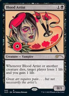 (042)《血の芸術家/Blood Artist》[SLD] 黒R
