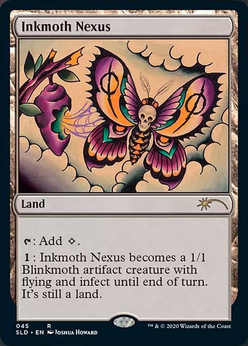 Foil】《墨蛾の生息地/Inkmoth Nexus》[MBS] 土地R | 日本最大級 MTG 