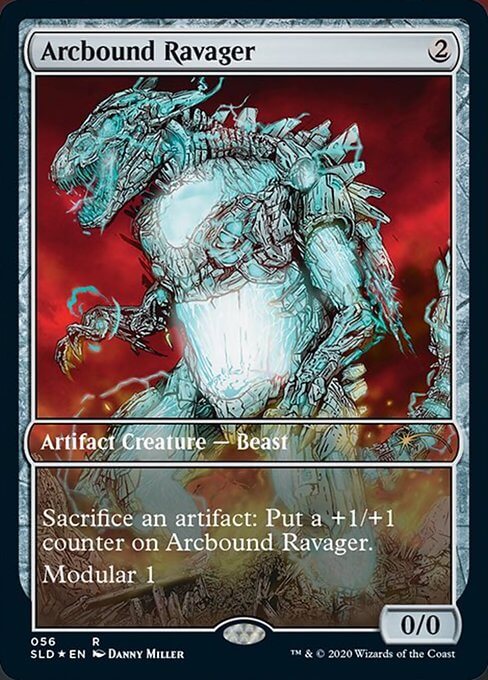 EN Foil 電結の荒廃者 Arcbound Ravager 4枚 美品 - マジック：ザ 