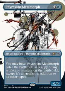 (1110)■ボーダーレス■《ファイレクシアの変形者/Phyrexian Metamorph》[SLD] 青R
