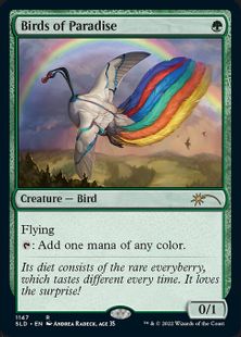 (1147)《極楽鳥/Birds of Paradise》[SLD] 緑R