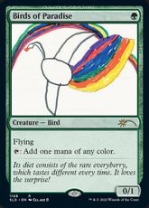 【Foil】(1148)《極楽鳥/Birds of Paradise》[SLD] 緑R