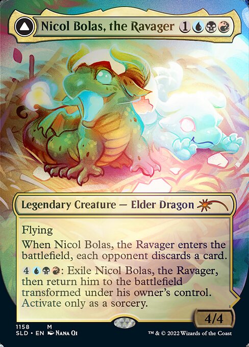 Foil】《破滅の龍、ニコル・ボーラス/Nicol Bolas, the Ravager