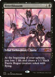 苦花 Bitterblossom Secret Lair 黒 日本最大級 Mtg通販サイト 晴れる屋