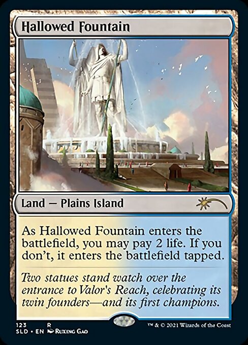 Foil】《神聖なる泉/Hallowed Fountain》[DIS] 土地R | 日本最大級 MTG