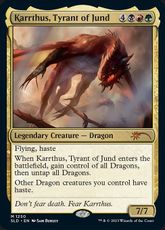 【Foil】(1250)《ジャンドの暴君、カーサス/Karrthus, Tyrant of Jund》[SLD] 金