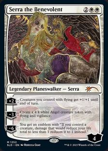 Foil】(1252)《慈悲深きセラ/Serra the Benevolent》[SLD] 白 | 日本 