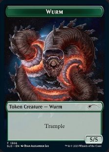 (1306)《ワームトークン/Wurm Token》[SLD] 緑