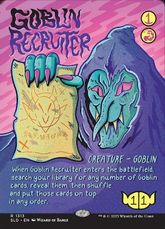 【Foil】(1313)■ボーダーレス■《ゴブリン徴募兵/Goblin Recruiter》[SLD] 赤