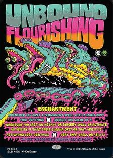 【Foil】(1331)■ボーダーレス■《解き放たれた繁栄/Unbound Flourishing》[SLD] 緑