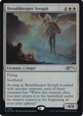 【Foil】(1345)《息繋ぎの熾天使/Breathkeeper Seraph》[SLD] 白