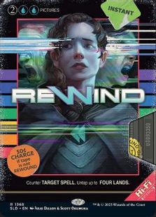 (1368)■ボーダーレス■《巻き直し/Rewind》[SLD] 青