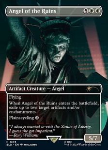 (1378)■ボーダーレス■《遺跡の天使/Angel of the Ruins》[SLD] 白