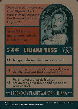 (1455)■ボーダーレス■《リリアナ・ヴェス/Liliana Vess》[SLD] 黒