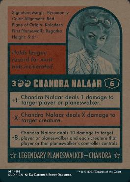 【Foil】(1456)■ボーダーレス■《チャンドラ・ナラー/Chandra Nalaar》[SLD] 赤