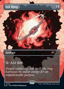 ギャラクシー・Foil】(1494)□ボーダーレス□《太陽の指輪/Sol Ring 